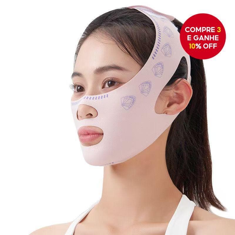 Natal Quente | Bandagem De Emagrecimento Facial – Ferramenta De Lifting , Reafirmante E Anti-Flacidez Em V , Melhora O Q