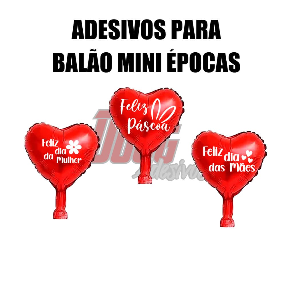Adesivo balão mini 5 polegadas Feliz Dia Da Mulher Feliz Páscoa Feliz Dia Das Mães