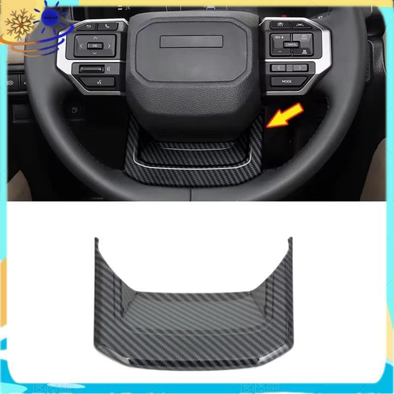 Para 250 Prado LC250 2024 Volante Do Carro Guarnição Capa Decoração Acessórios Interiores Fibra De Carbono