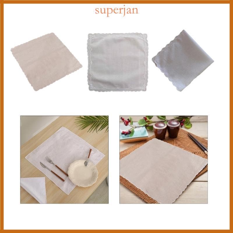 Lenço Feminino Para Festa Casamento Nupcial Lenços Guardanapo Toalha Portátil