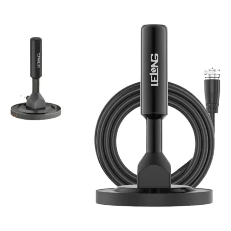 Antena Digital Hd 4 Dbi Interna Externa Hdtv Uhf Vhf Cabo 5m