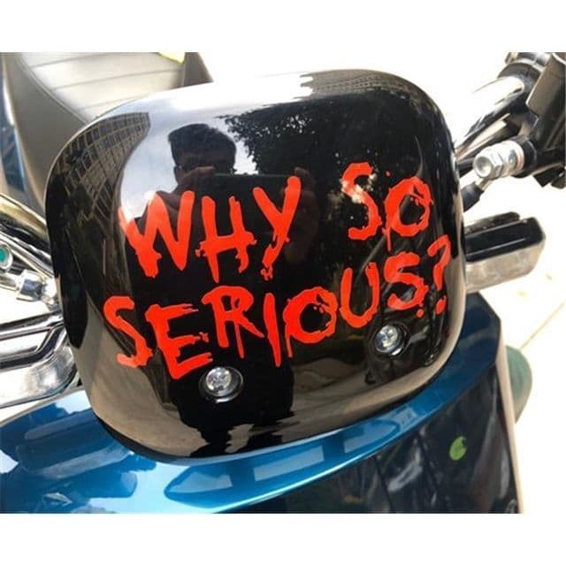 Adesivo Decorativo Refletivo WHYSOSERIOUS 3914 para Motocicleta, Veículo Elétrico e Capacete