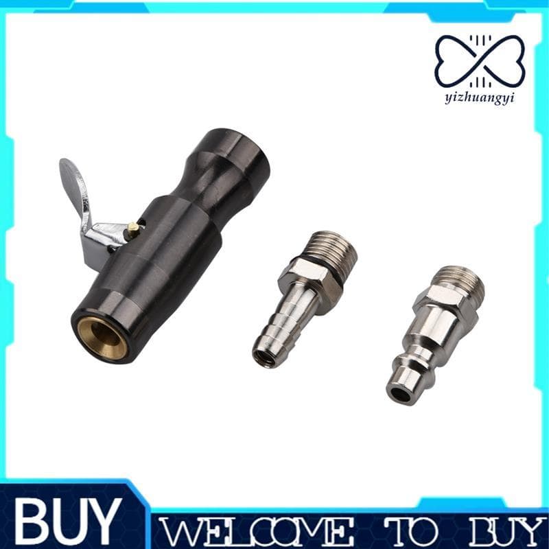 Inflador De Pneus 200PSI Com Mandril De Ar Trava De Mandíbula Dupla Para Válvula Schrader