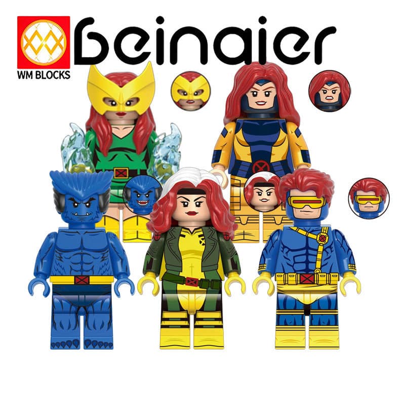 Mini Figura|Boneca de bloco de construção montada|Presente de menino