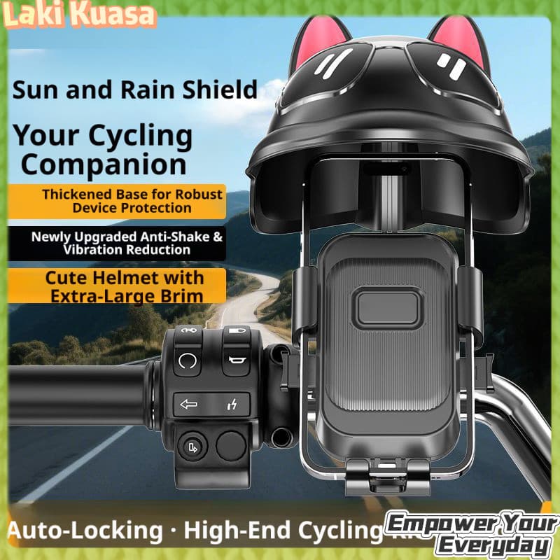 Suporte Bonito Do Telefone Da Motocicleta Bicicleta À Prova De Choque Montagem Dwaterproof Água Para Scooter Piloto Nave