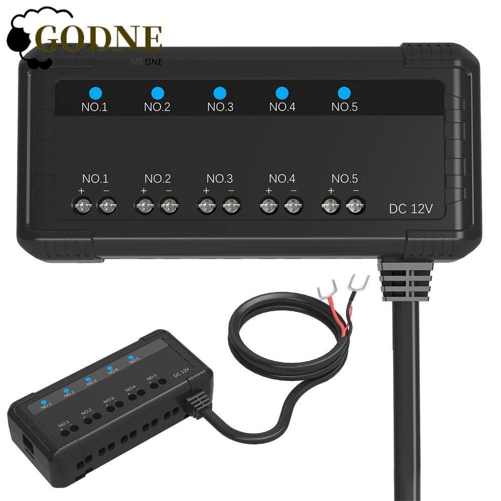 Caixa De Fusíveis Para Motocicleta GODNESSFO , Bloco De 12V À Prova D'água Com Indicador LED , Perfil Baixo Bicicleta/Au