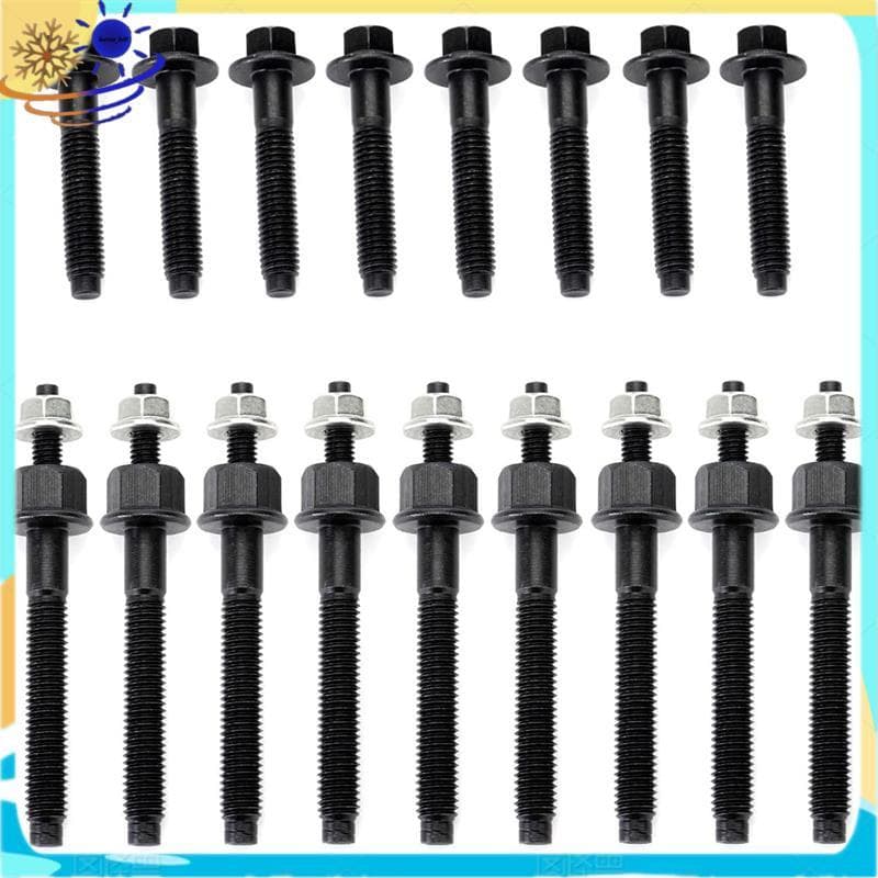 [Le's Shop] Conjunto De Parafusos E Do Coletor De Escape Para Motores 2003-2008 Ram 5.7L V8 Completo Esquerda + Direita