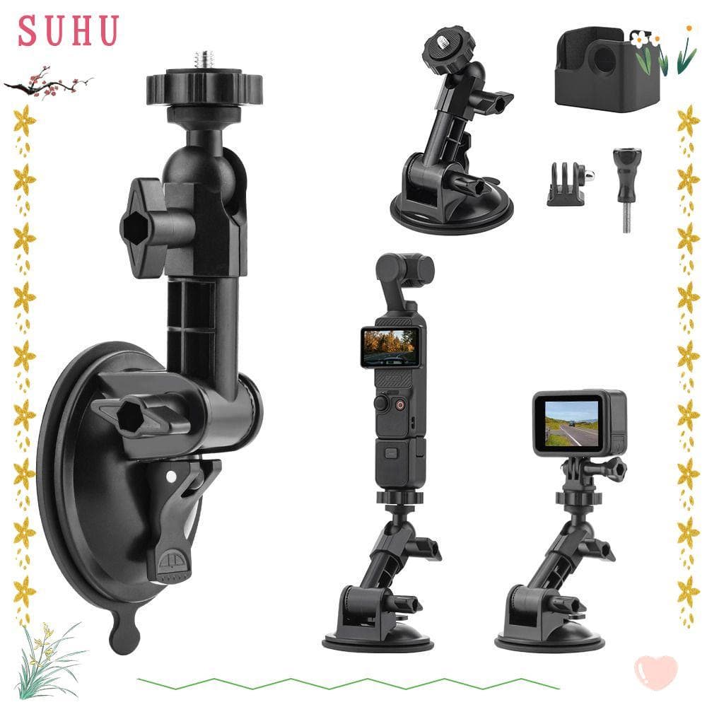 Suporte Para Carro Câmera De Ação SUHU , Ajustável Com Ventosa , DJI Osmo Pocket 3