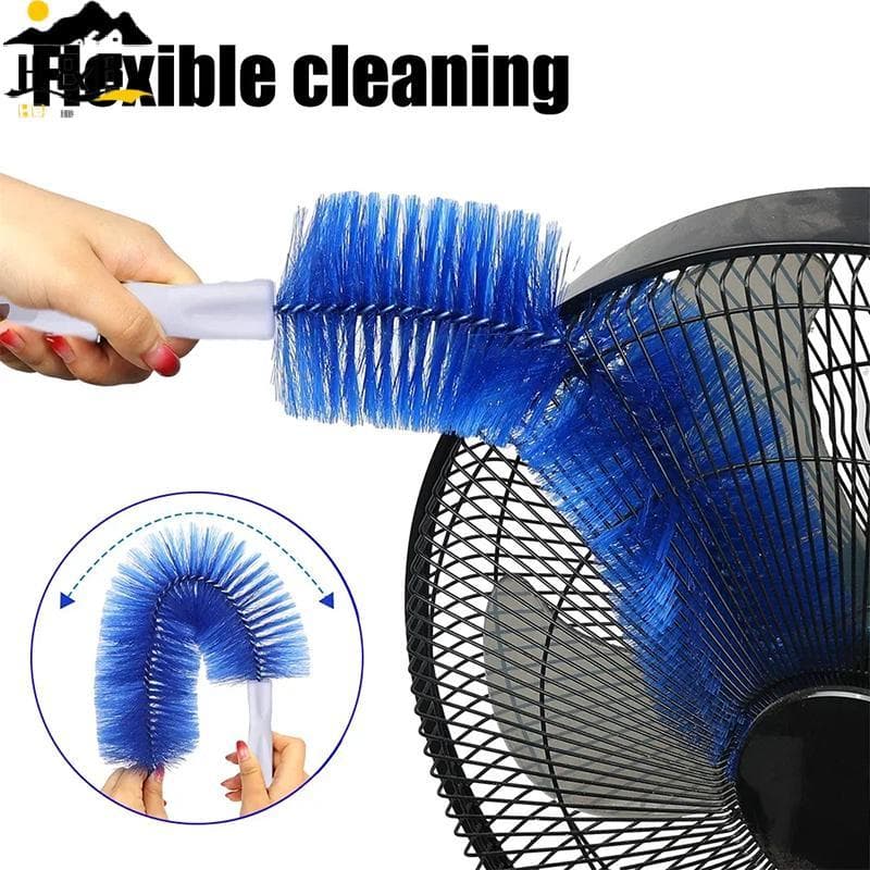 [H & B] Escova De Ventilador Espanador De Microfibra Dobrável Removedor De Poeira Doméstico Limpeza Para Ar Condicionado