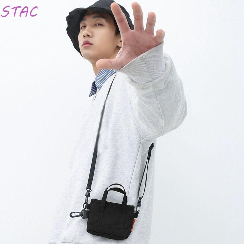 Pingente De Bolsa De Moedas De Nylon STAC , Porta-Cartões , Carteira Masculina , Organizador De Cartão Bancário , Armaze