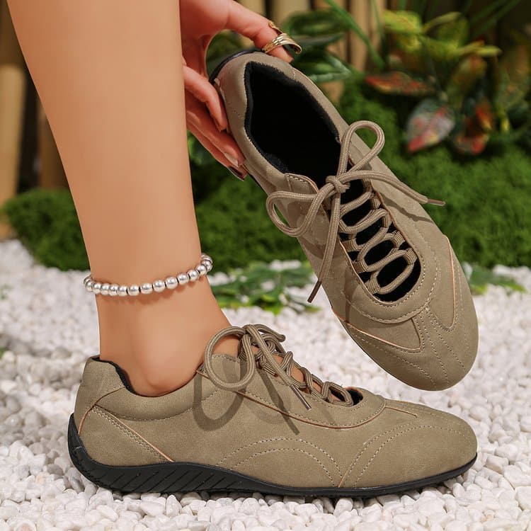 Sapatos esportivos femininos rendas sapatos esportivos respiráveis sapatos de escalada de montanha tênis de corrida Anti