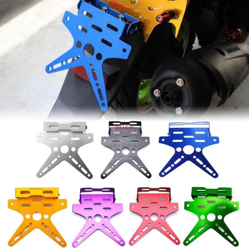 Suporte Placa Licença Para Fixar Alumínio Pilotos Diários Comercial Eu