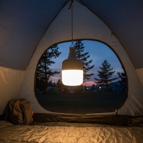 Lâmpada Bulbo 30w Led De Emergência Recarregável Usb Bivolt Branco Bivolt