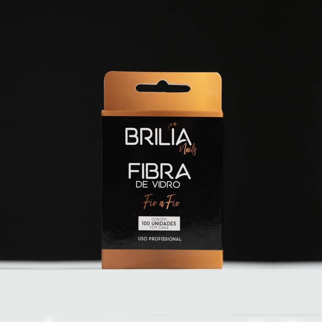 Fibra de Vidro Fio a Fio 100un Brilia Nails