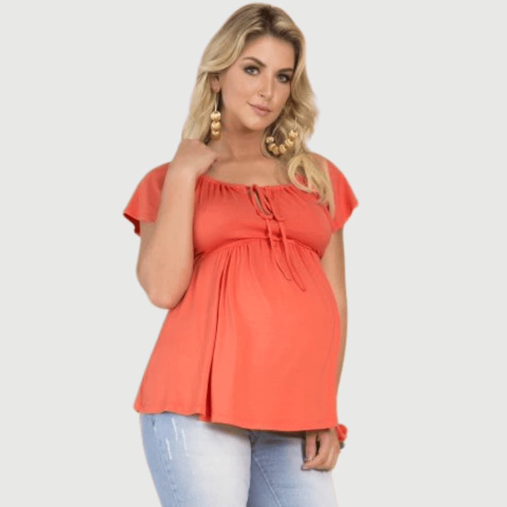 Blusa Gestante Amamentação Brigite