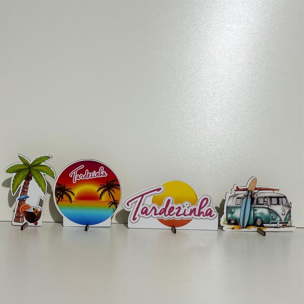 Kit 4 Displays de Mesa Tardezinha - Centro de Mesa, Festa