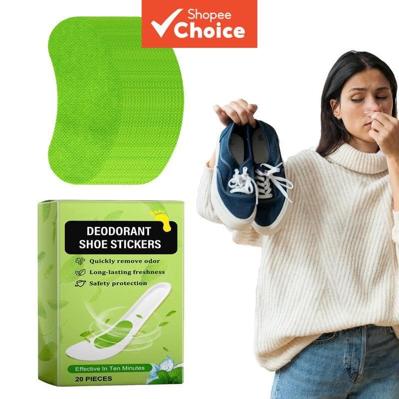  20 Unidades de Adesivos Desodorizantes para Calçados, Respiráveis e Absorventes de Suor, para Tênis Esportivos, Frescos