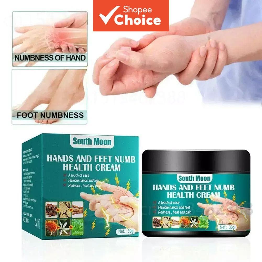  Creme Relaxante para Dormência das Mãos e Pés | Fórmula Profissional de 30 g para Recuperação da Dor de Uso Múltiplo em