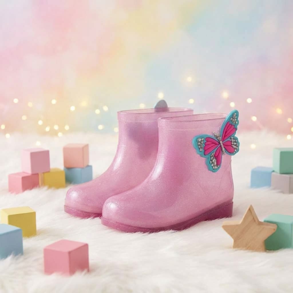 Galocha Infantil Feminina | Impermeável, Leve, Fofa e Confortável para Passeios e Dia a Dia