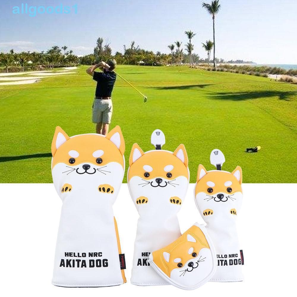 ALLGOODS Golf Club Headcovers À Prova Dwaterproof Água Putter Capa Acessórios De Golfe Cão Dos Desenhos Animados Animal 