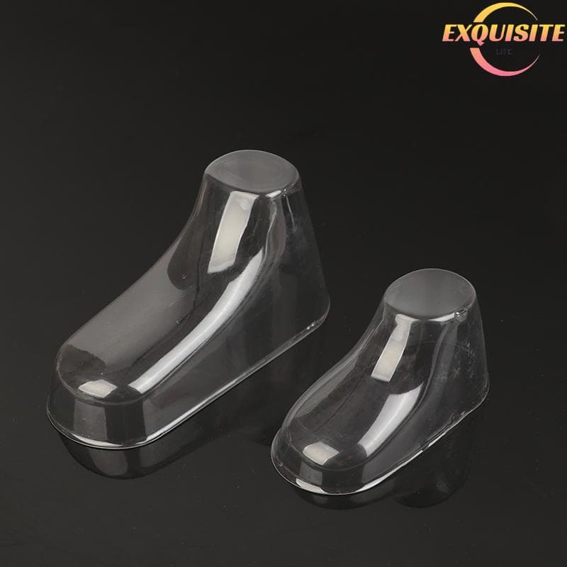 [EL-t] 10 Pcs Transparente PVC Criança Botas Vitrine Suporte Quadro Pés Molde De Sapato De Plástico Maca Bebê Sos Displa