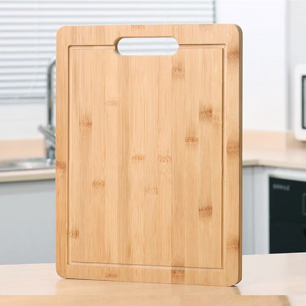 Tábua Grande para Carne Legumes fruta Ecológico Bambu Com Alça Cozinha De 100% bambu