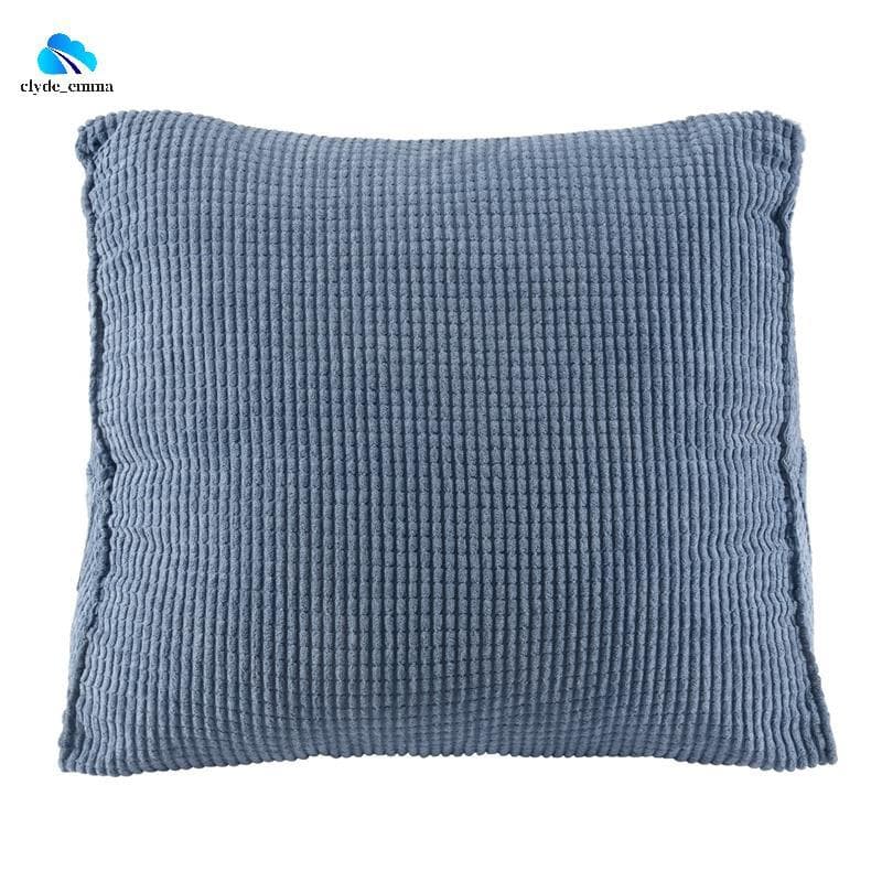 Almofada De Encosto De Leitura , Travesseiro De Cunha , Lombar , Cama , Cadeira De Escritório Apoio Para As Costas (Azul