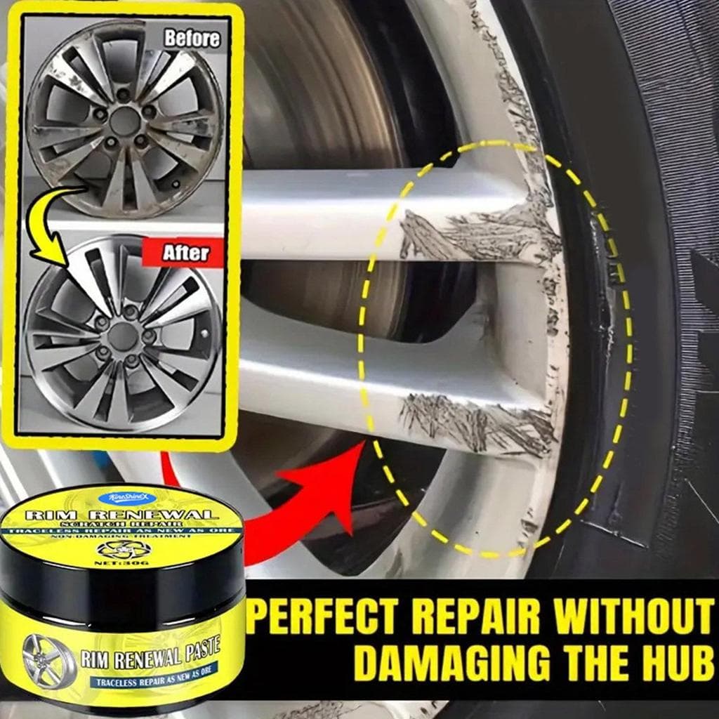 Cubo De Reparo De Arranhões De Pneus , Pasta De Remoção De Ferrugem Renovação De Aro , Roda De Alumínio Polimento cupion