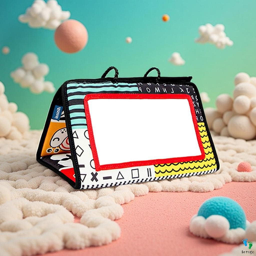 Centro De Atividades De Carro Reversível Brinquedo Assento Traseiro Divertido Viagem De Bebê Espelho Presente Para Menin