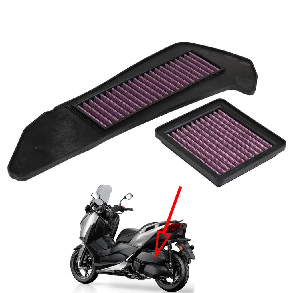 Adequado para Yamaha XMAX 250 XMAX300 filtro de ar grade de ar lavável filtro de ar alta qualidade estoque pronto