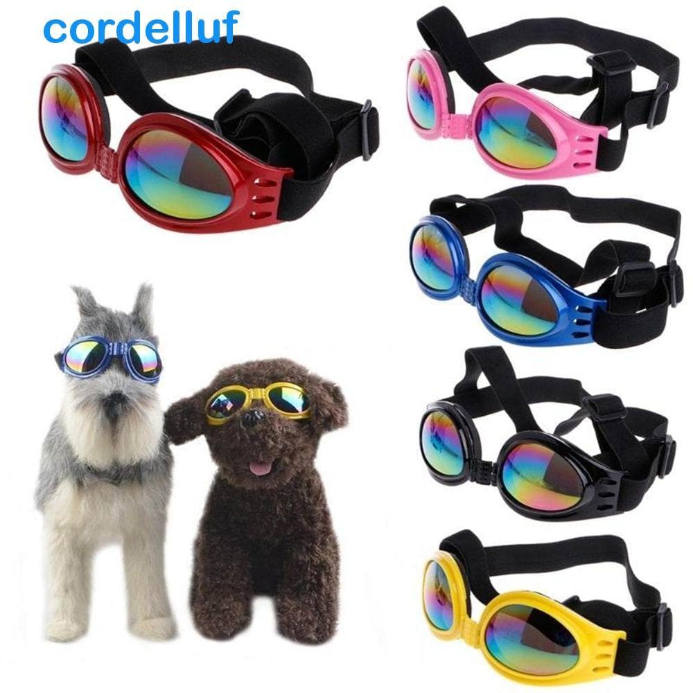 Óculos De Sol CORDELLUF Médio Grande Cachorro Para Animais De Estimação Dobrável À Prova D'água Proteção UV
