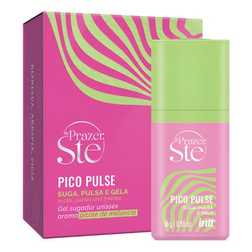 Pico Pulse Gel Excitante Sensorial Melancia, Menta e Uva Prazer Ste 16g - Uva Verde