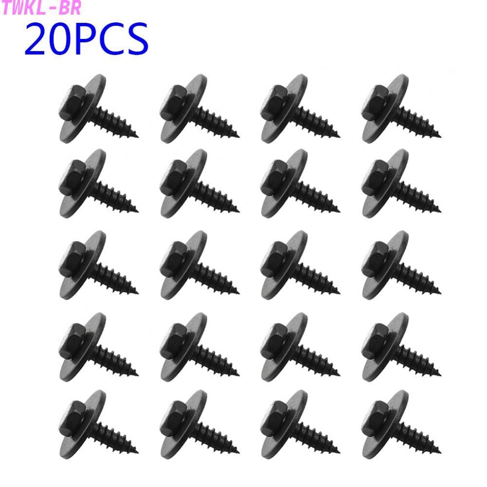 [TWKL-BR]Retainer Clips Hex Head Trim 07147129160 Auto Black Car Fender For BMW-New in 11-