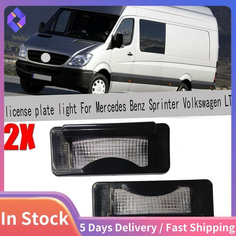2 Pcs Sprinter Light Luz De Matrícula 9018200156 2d 2D0943021A Para