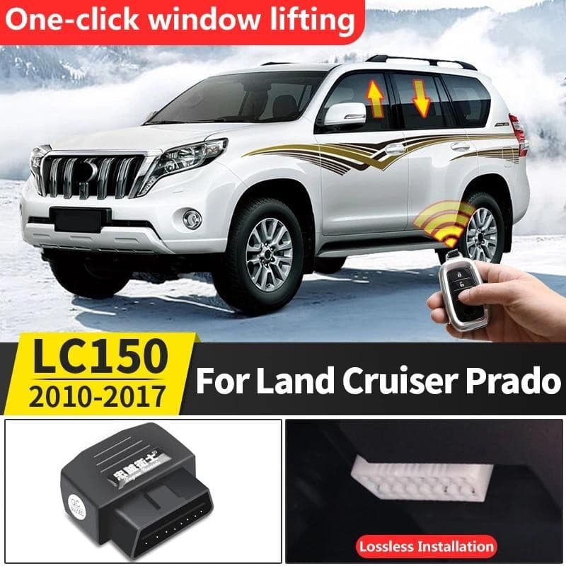 2010-2017 Para Toyota Land Cruiser Prado 150 2.8T Deslocamento OBD Janela De Elevação Automática Acessórios Modificação