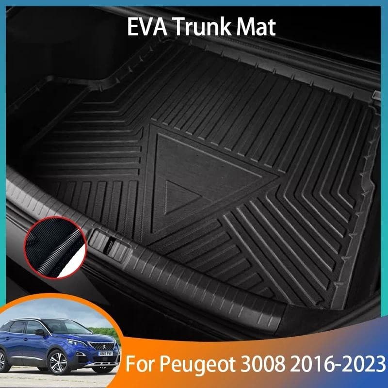 Tapetes De Porta-Malas Automotivos Para Peugeot 3008 2016 2017 2018 2019 2020 2021 2022 2023 P84 Forro De Bandeja De Car