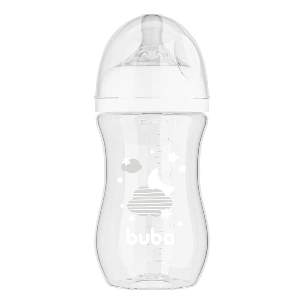 Mamadeira Easy Flow Nuvem 270ml Branca - Buba