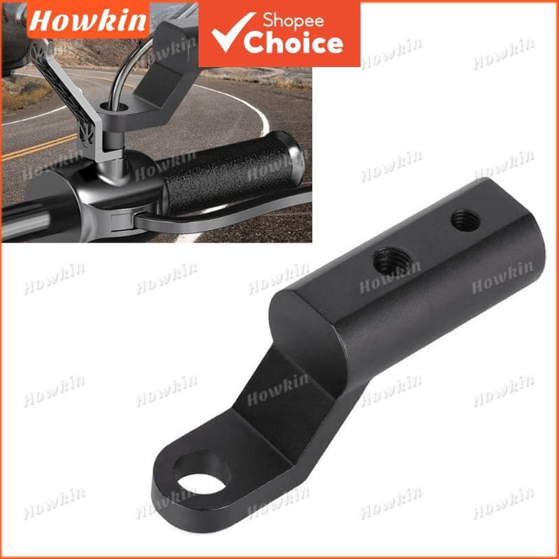  Extensor de Espelho Retrovisor em Alumínio CNC Universal para Motocicleta, Barra de Extensão Multifuncional com