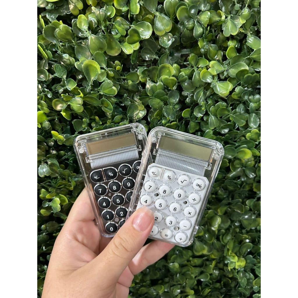Mini Calculadora Portátil Cores Transparente– Modelo HX7413