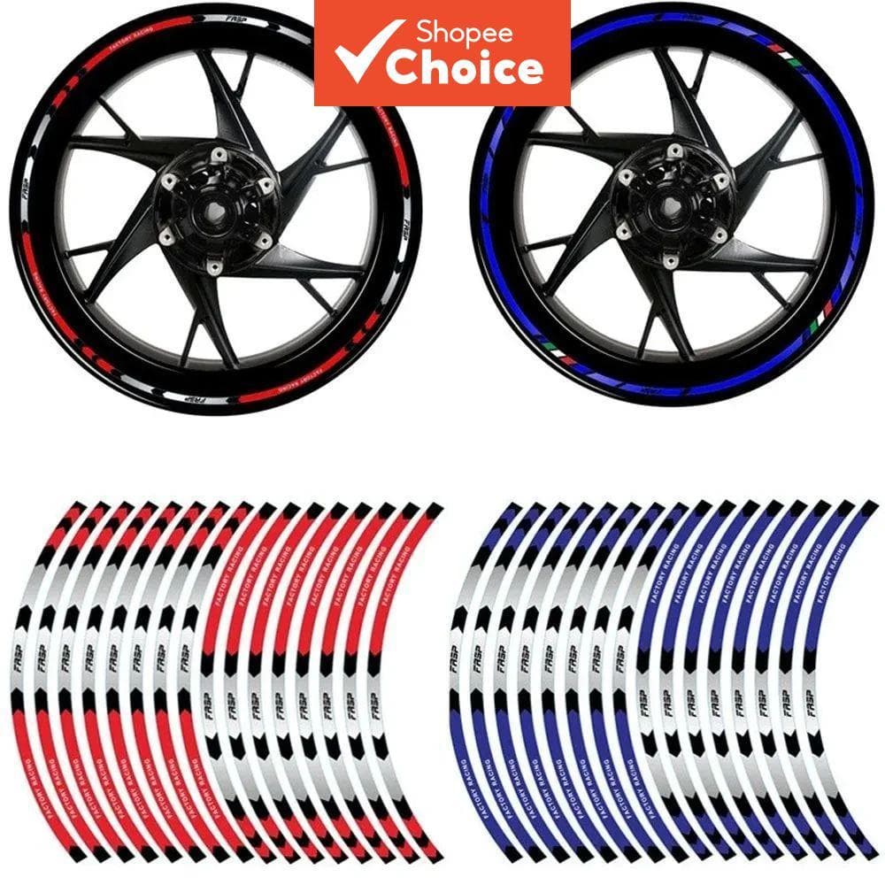 Universal 17 " 18 " Fita Reflexiva Do Aro Da Roda Motocicleta Adesivos Para Honda Carro Bicicleta