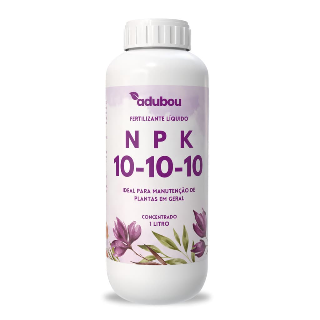 Fertilizante Adubo 1 Litro Fácil Aplicação Rende 200 Litros e Liberação de Nutrientes em Todas as Etapas 
