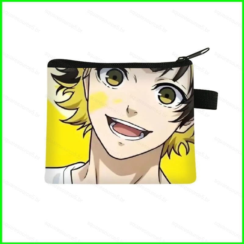 SQ5 BLUE LOCK Crianças Estudante Mini Zero Carteira Zíper Cartão Bolsa Impressão De Desenhos Animados Homens E