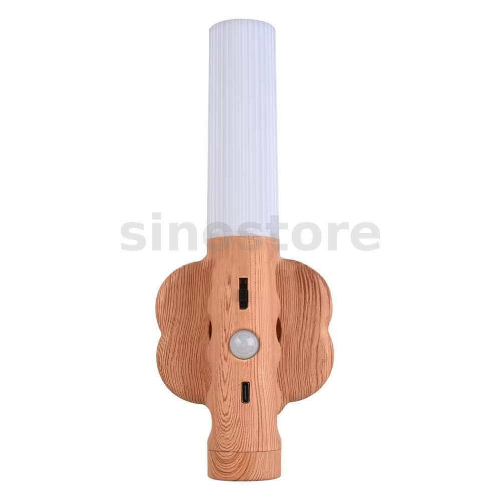 LED Sensor De Movimento Luz Da Noite Armário Cozinha Usb Recarregável Parede Casa Quarto Candeeiro Cabeceira