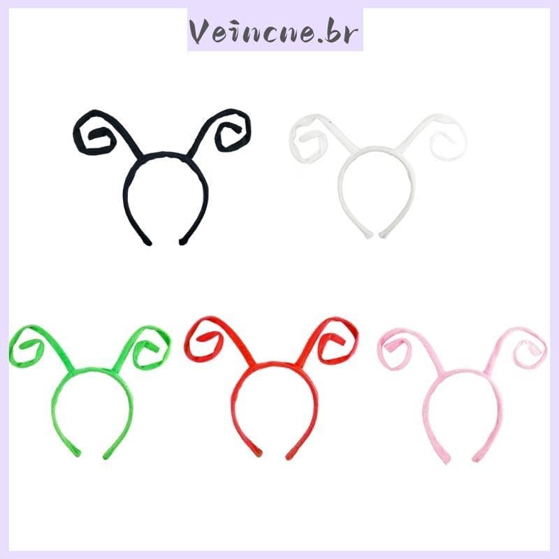 VEI Borboleta Antena Tiara Halloween Formiga Fantasia Festa