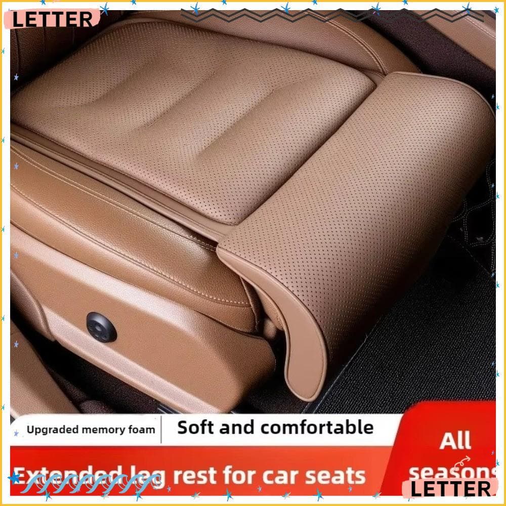 Suporte De Perna De Espuma De Memória De Carta , Almofada De Assento De Carro Com Acolchoamento Grosso De Capa De Camurç