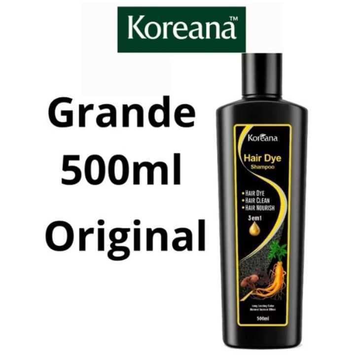 Shampoo Tonalizante Preto 500ml Intensificador de Cor para Cabelos Escuros Matizador Profissional