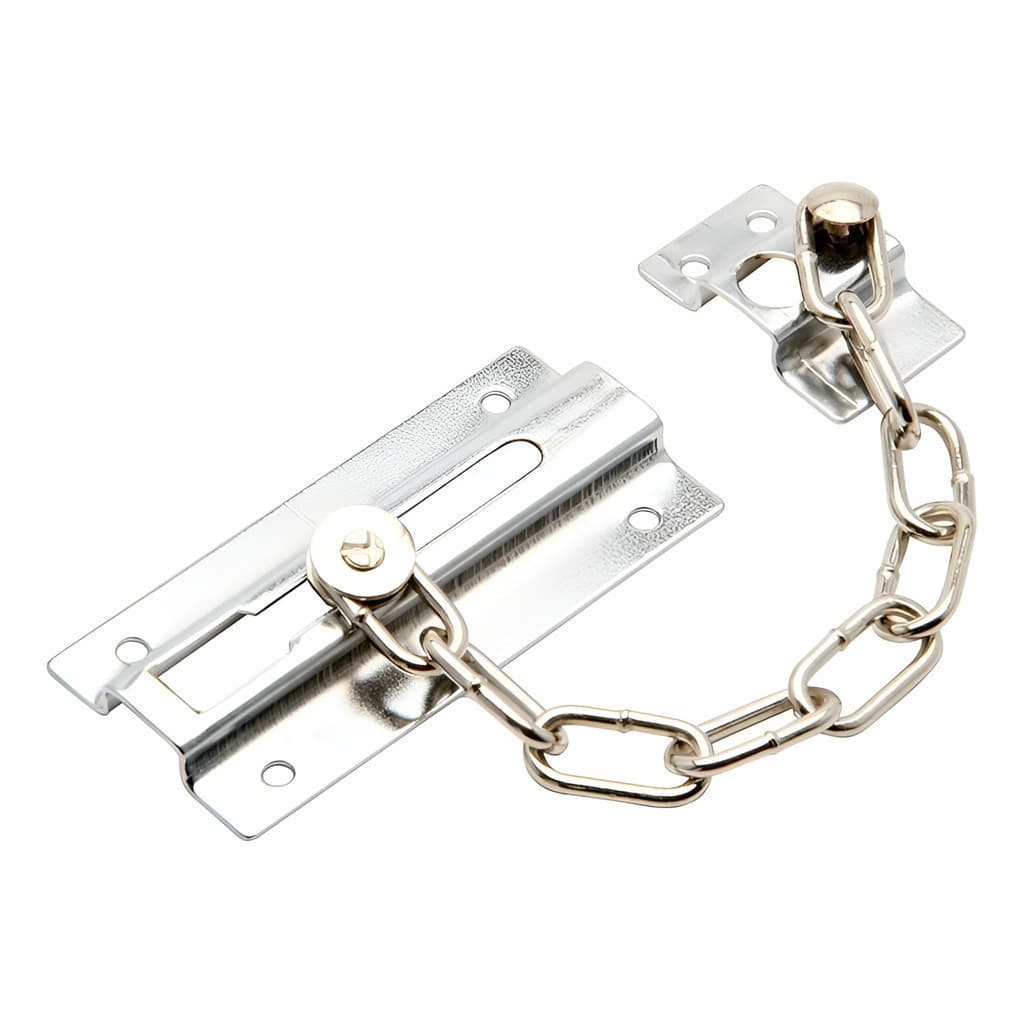 Fecho Segurança Para Porta Com Corrente Pega Ladrão Brasfort