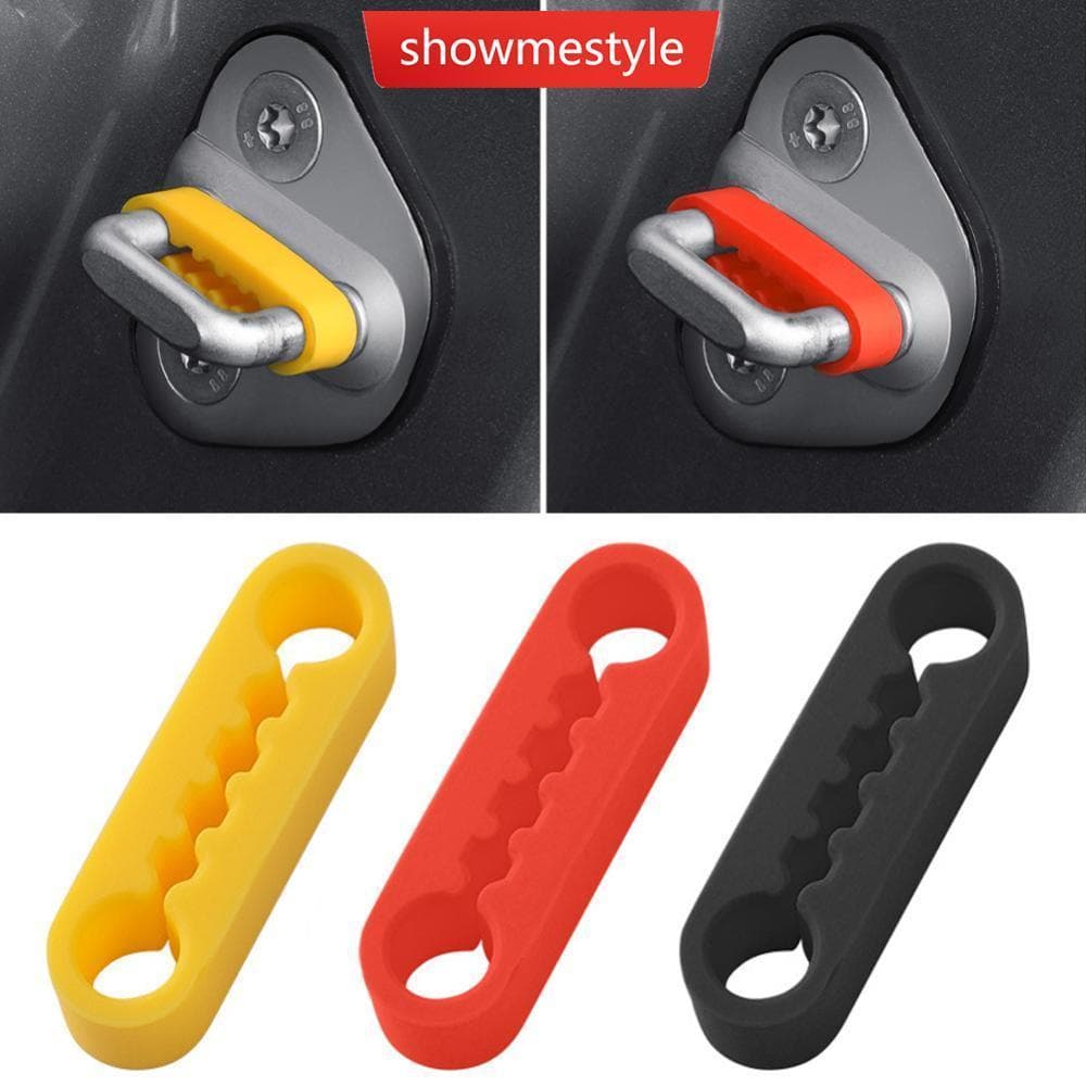 SMS 4pcs Almofada À Prova De Choque Para Porta De Carro Capa Protetora Fechadura De Antiferrugem Manga Som Amortecedora 