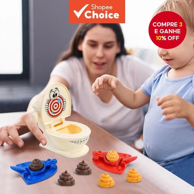  Mini vaso sanitário engraçado, novidade, jogo de pegadinha único, brinquedo divertido, ótimo presente festivo para