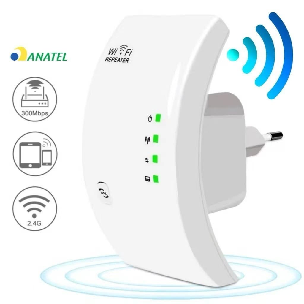 Repetidor Amplificador De Sinal Wifi 300/mbps Ultra Rápido sinal forte - MGC